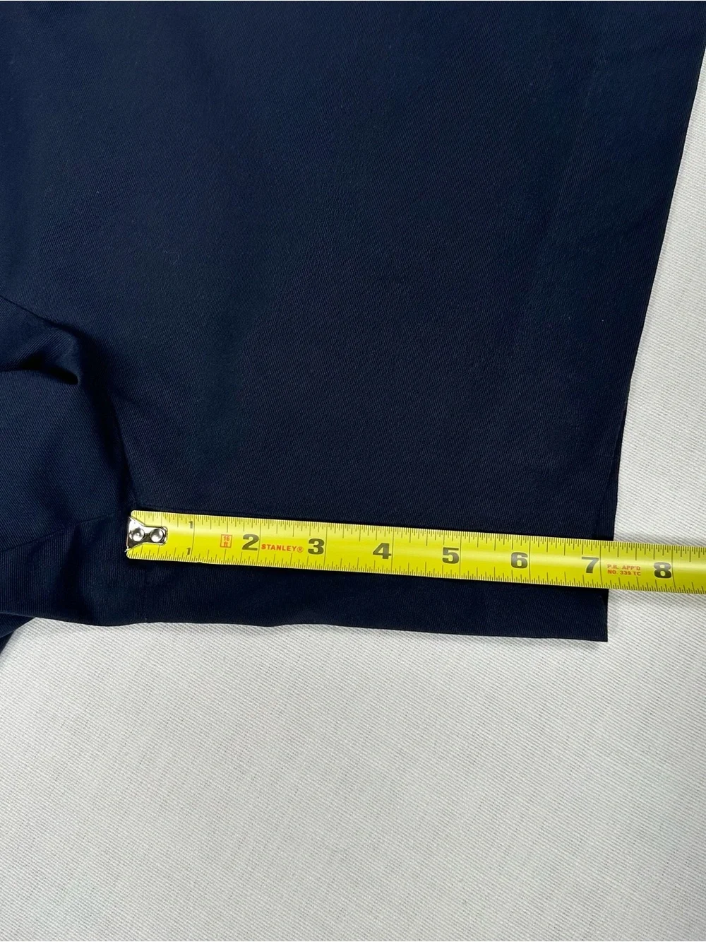 Talbots Plus Size 24W Navy Blue Chino Sailor Shorts High Waist Nautical Buttons